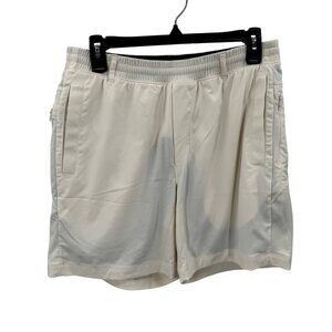 Birddogs Mens Lined Athletic Lounge Shorts White Size Large